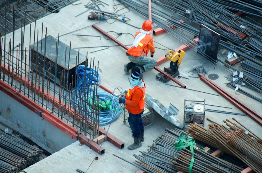Chantier BTP et industrie lourde